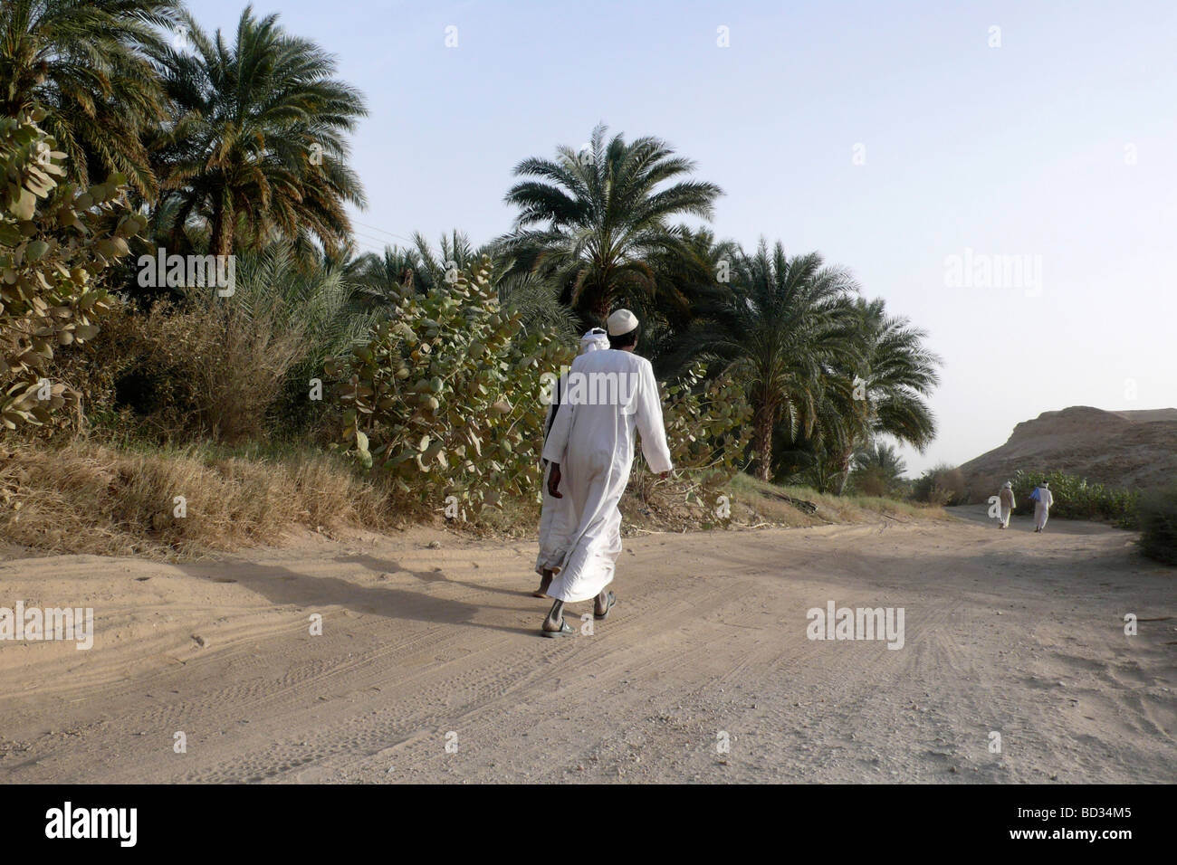 nubia sudan el kurru walking Stock Photo