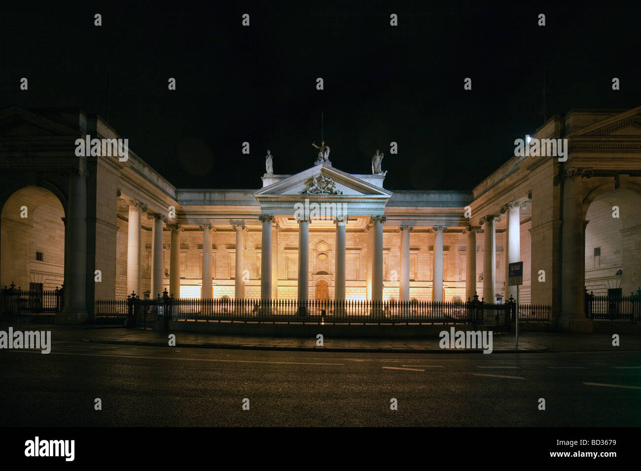 Bank of Ireland, College Green, Dublin, Ireland Stock Photo