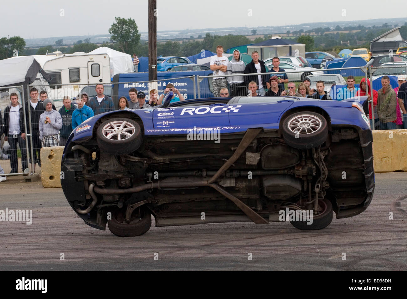 USC Ultimate Street Car Stunt Show at Santa Pod Raceway Stock Photo Alamy