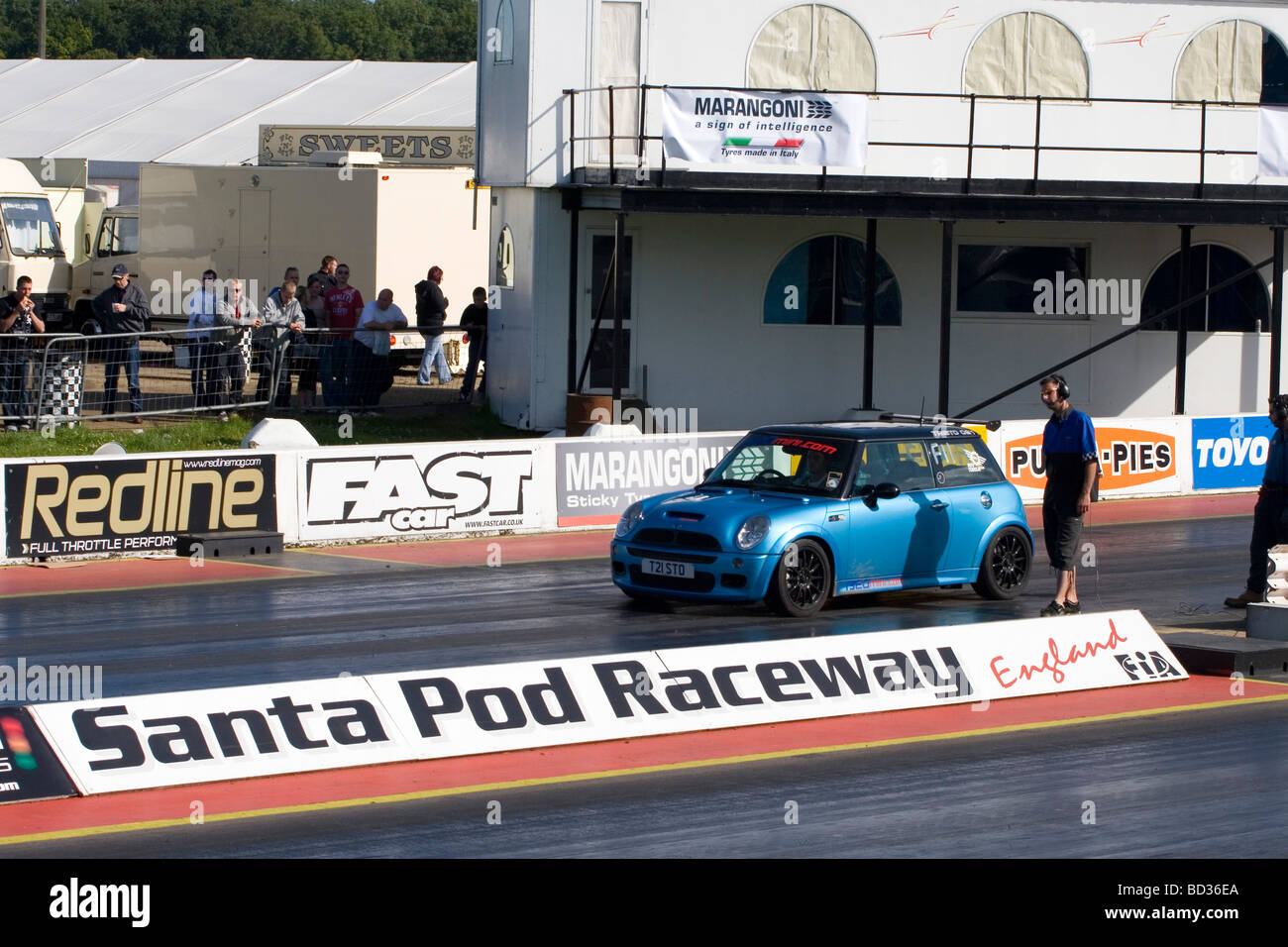USC Santa Pod Car Event Stock Photo Alamy