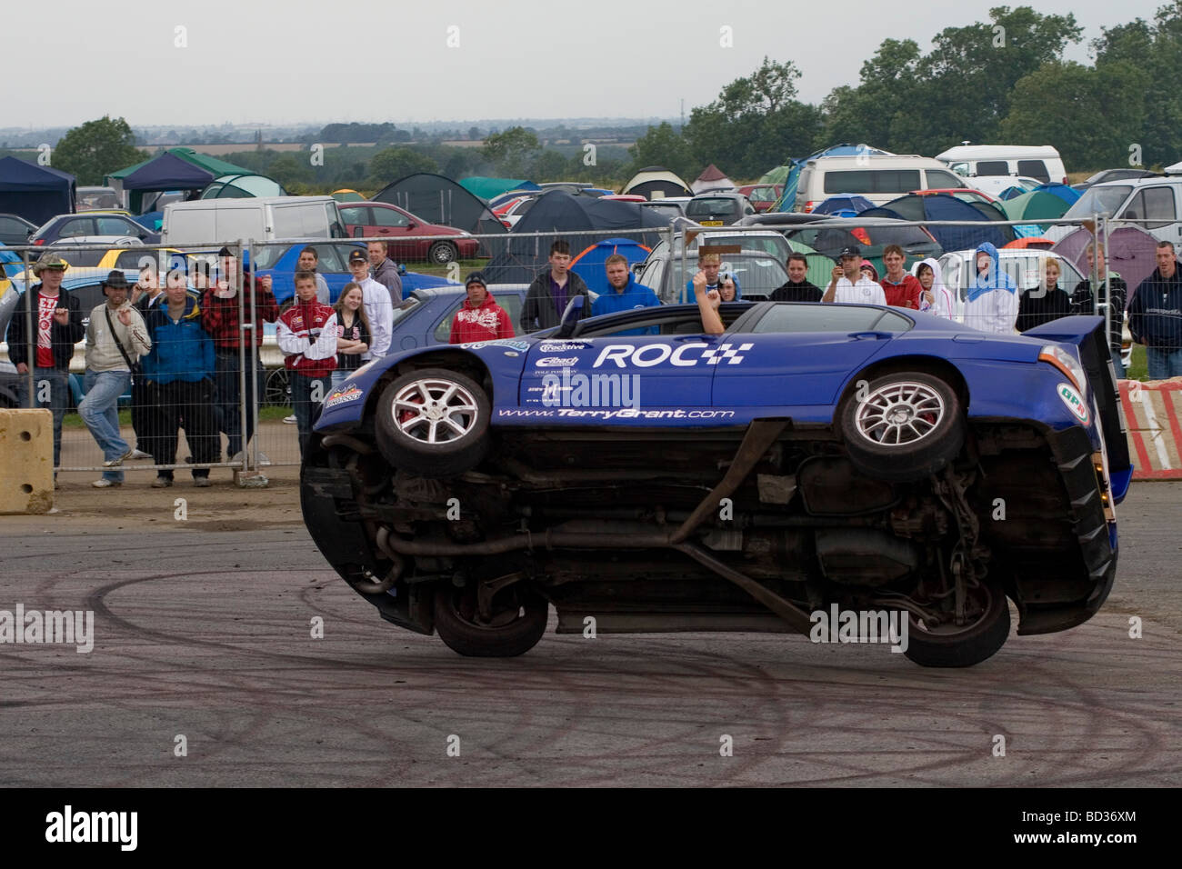 USC Ultimate Street Car Stunt Show at Santa Pod Raceway Stock Photo Alamy