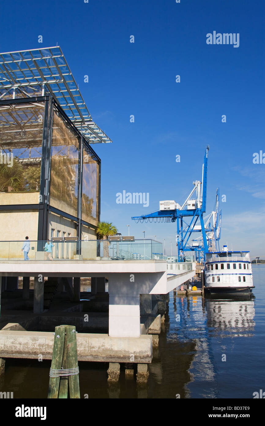 Container Port South Carolina Aquarium Charleston South Carolina USA