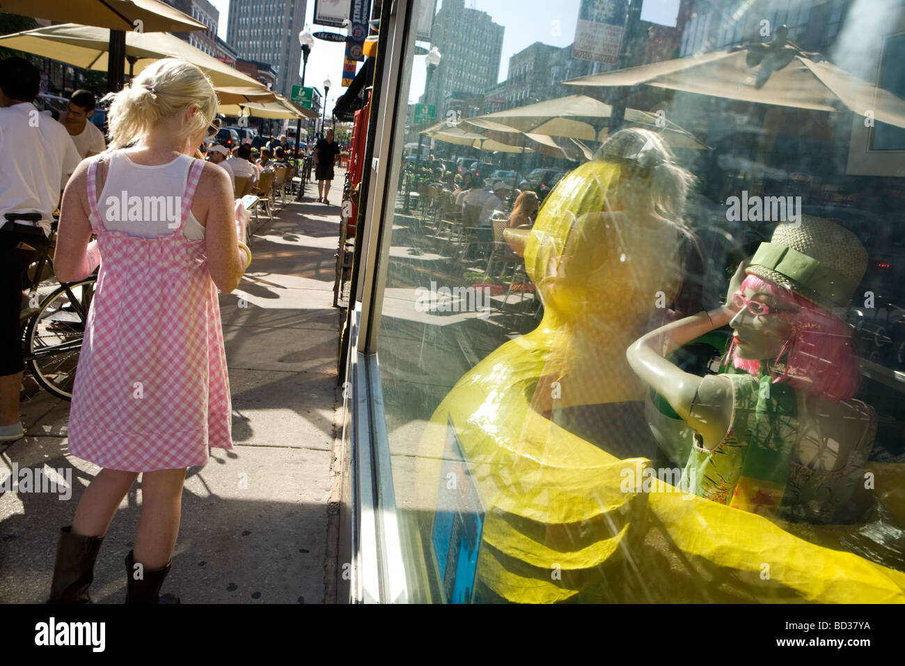 Bucktown Chicago Illinois Stock Photo Alamy