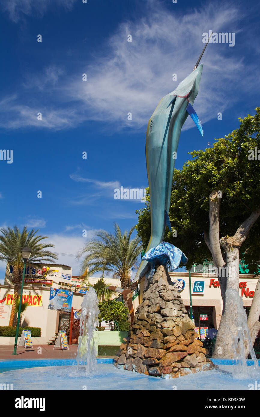 Marlin Fountain Cabo San Lucas Baja California Mexico Stock Photo - Alamy