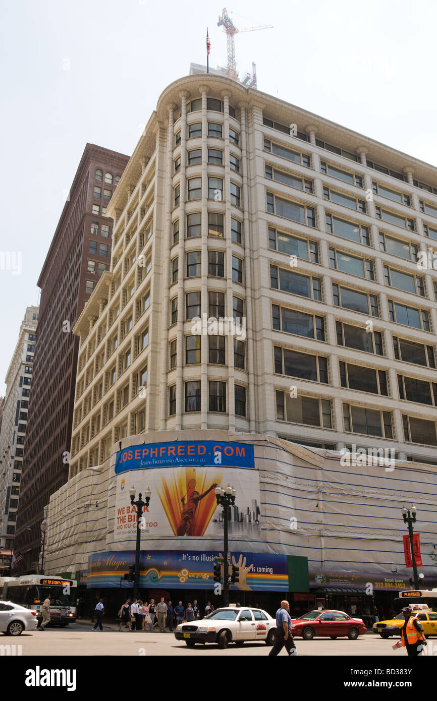 Carson Pirie Scott and Company Building by Louis Sullivan Chicago Illinois Stock Photo