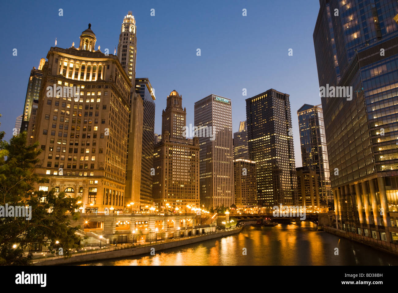 洋楽 A.M. Early Morning Chicago, Illinois Downtown Chicago Illinois Night Coffee Walk | 5k | UHD City