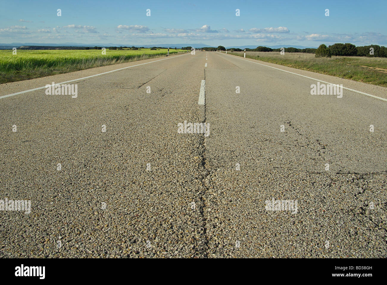 Nationalstraße 110 through road 110 02 Stock Photo