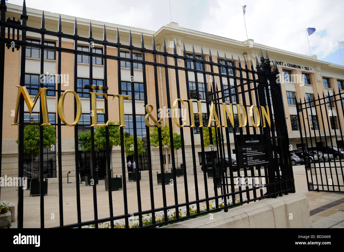 Moët & Chandon, entry hall of headquarters building, the famous Champagne  house founded in 1743 and owned today by luxury group LVMH,Epernay, France  Stock Photo - Alamy