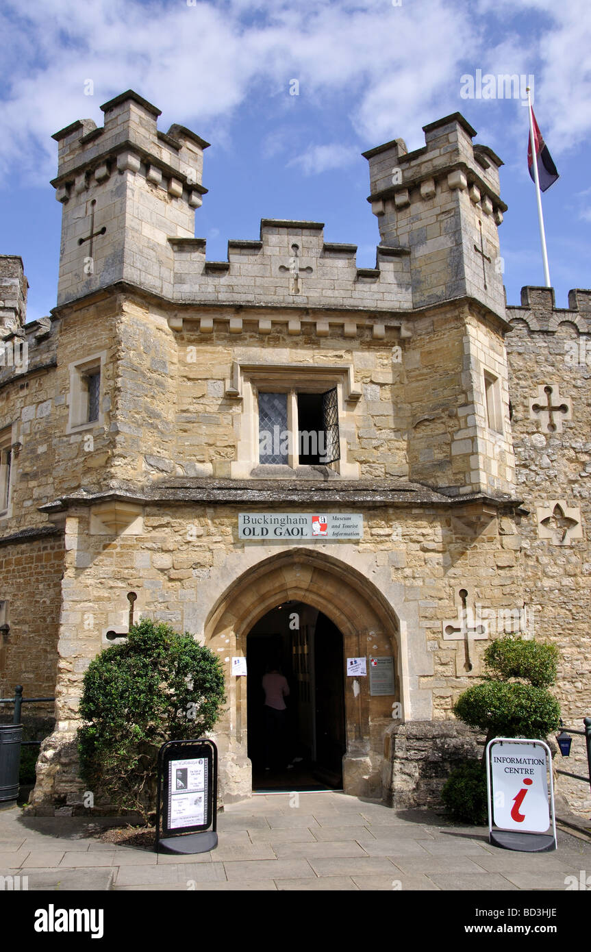 Old County Gaol Museum, Market Hill, Buckingham, Buckinghamshire, England, United Kingdom Stock Photo