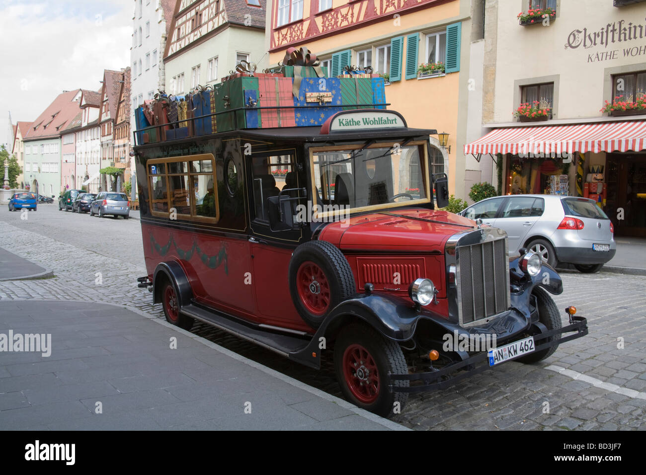 Rothenburg ob der Tauber Bavaria Germany EU Preserved Asquith car