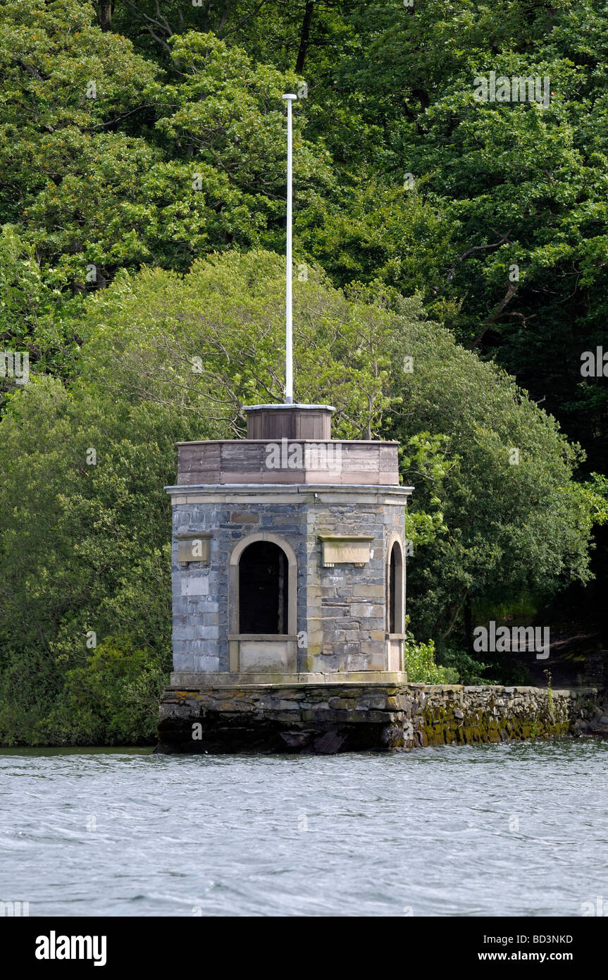 Storrs Hall Temple on Lake Windermere Stock Photo