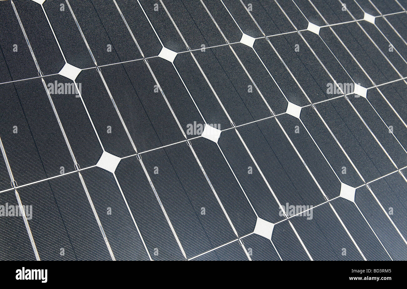 Close-up of a photovoltaic cell Stock Photo