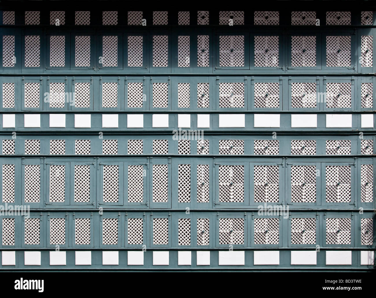 The Sieves House (Casa dos Crivos or Gelosias) in Braga city, Portugal