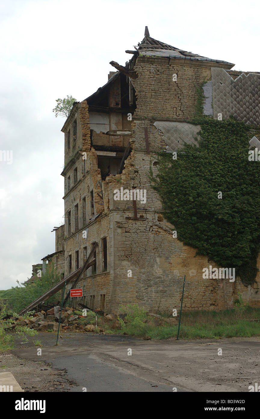 Ruin House Montmedy Citadel of Montmedy Longuyon Meuse en Lorriane 55 France Europe Stock Photo