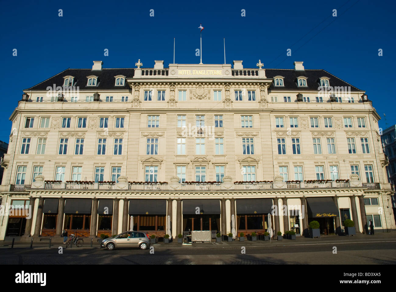 Hotel D Angleterre at Kongens nytorv square in Copenhagen Denmark Europe Stock Photo