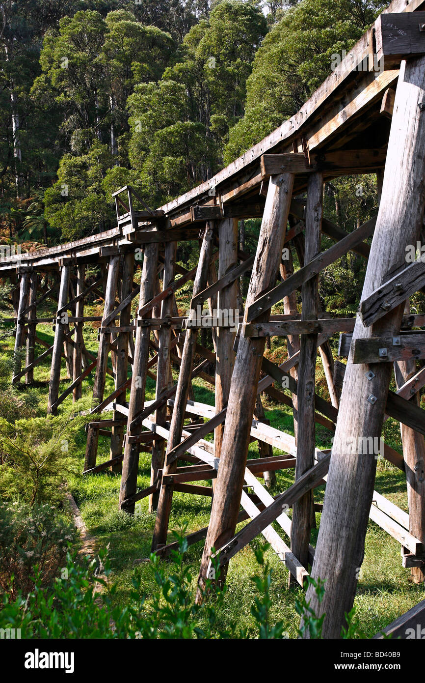 Trestle railway bridge hi-res stock photography and images - Alamy