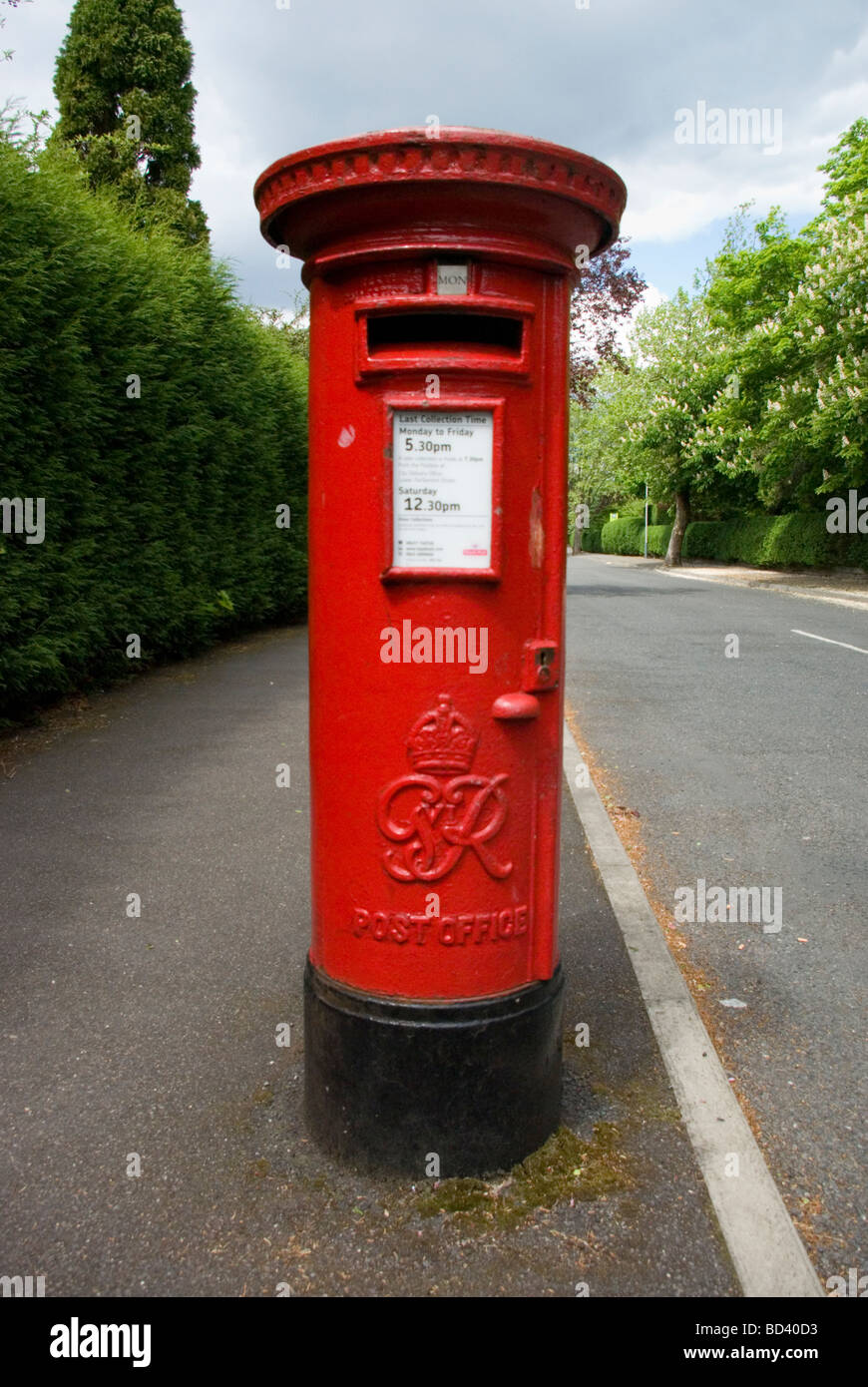 Post Box ,Selby Road, West Bridgeford, Nottingham Stock Photo