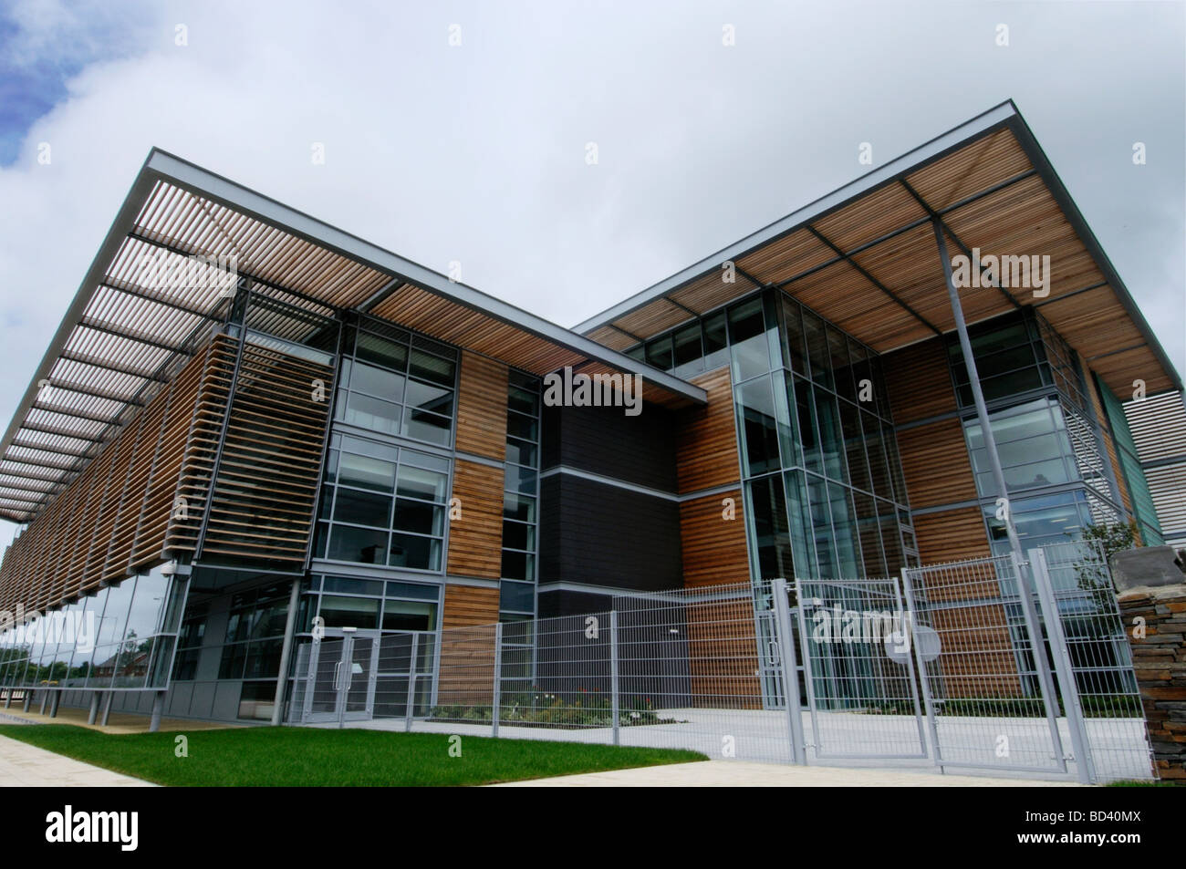 Aberystwyth's new Welsh Assembly Office Stock Photo Alamy