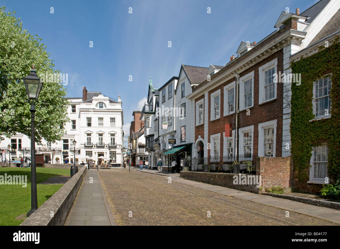 Cathedral Close, Exeter Stock Photo