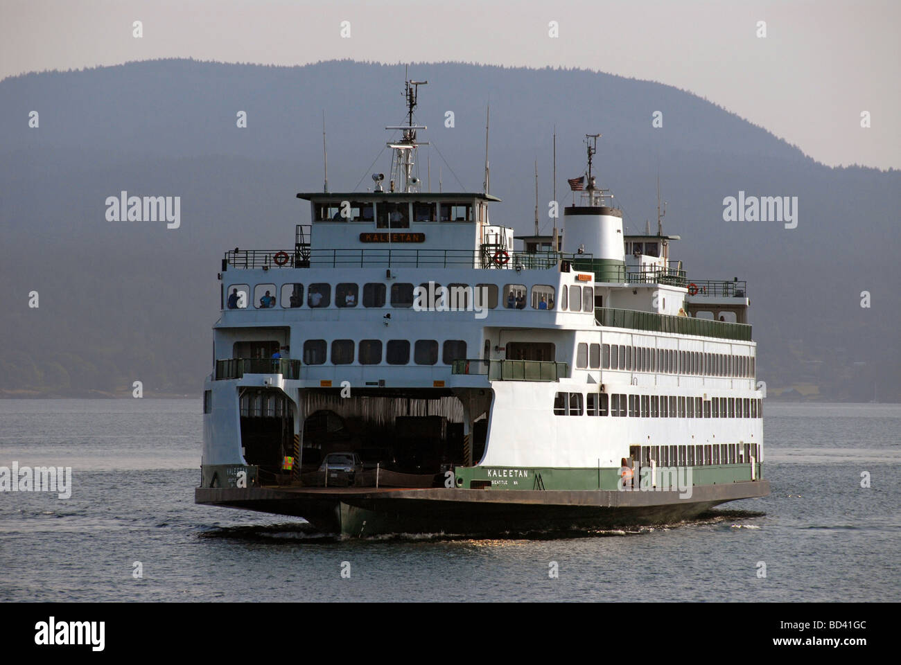 Washington State Ferry Kaleetan San Juan Islands Washington USA Stock ...