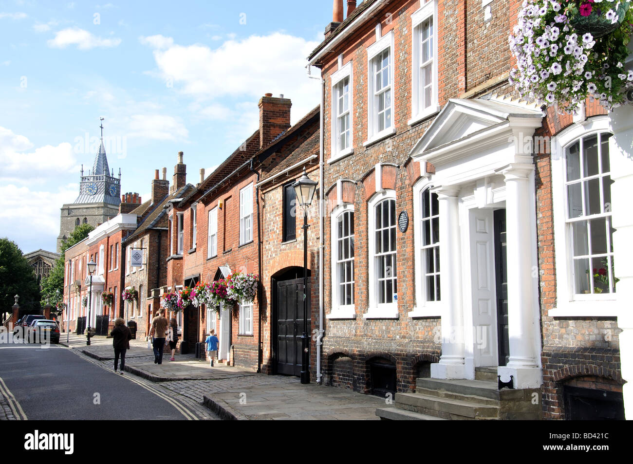 Parish Church of St.Mary's and Church Street, Aylesbury