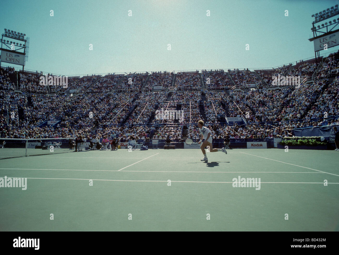 Boris Becker GER at the 1989 US Open Tennis Championships Stock Photo