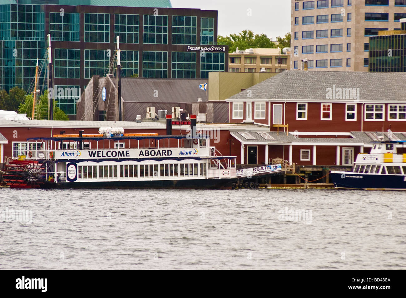 Halifax waterfront commercial buildings, Nova Scotia, Canada Stock