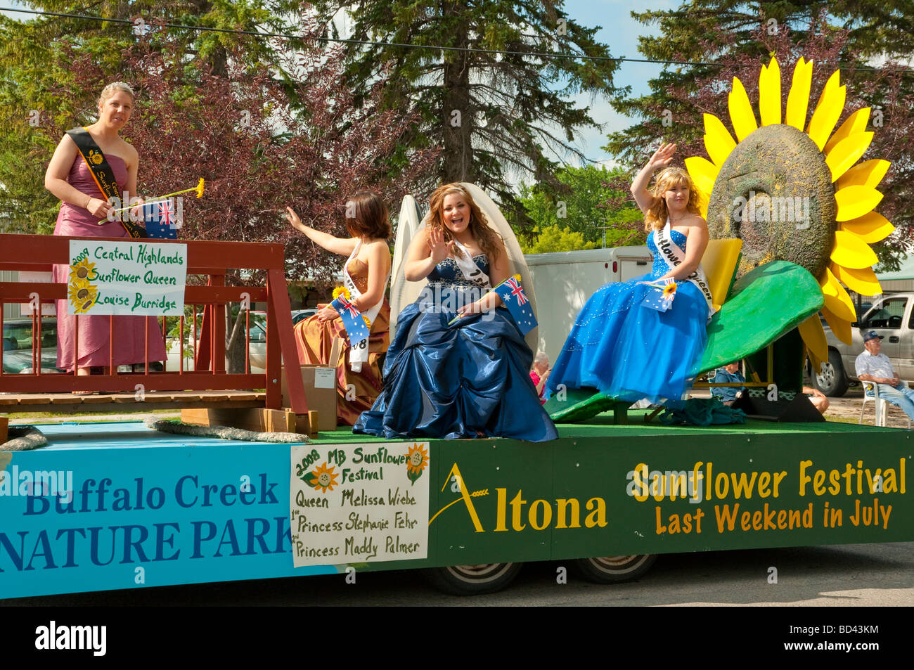 Altona sunflower festival parade float hires stock photography and