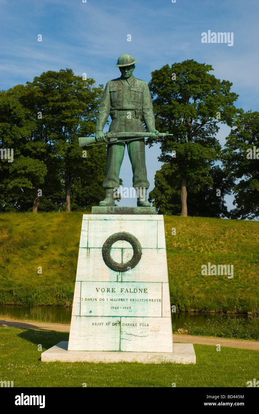 Churchill park in Copenhagen Denmark Europe Stock Photo