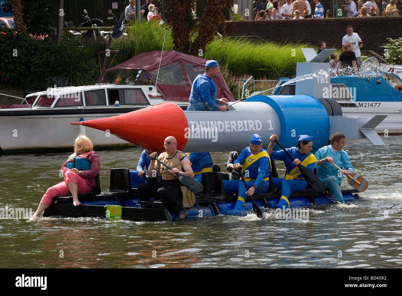 river raft race rowers oars contestants rowing row maidstone festival
