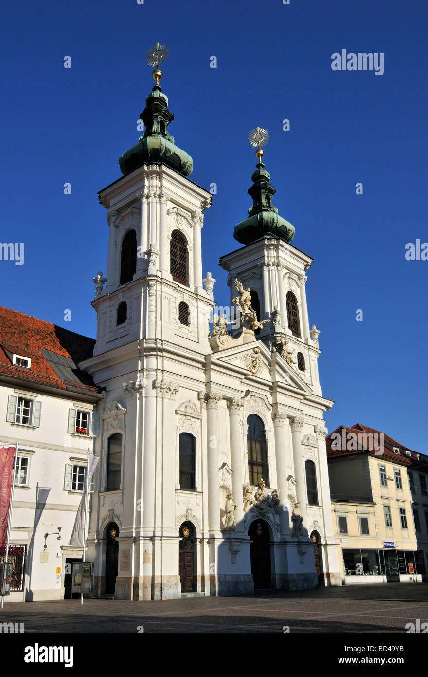 Mariahilf Convent and Parish Church in Graz Styria Austria Stock Photo