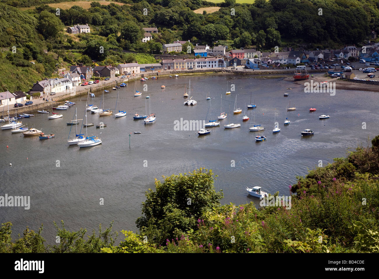 Fishguard harbour Pembrokeshire Wales Stock Photo Alamy