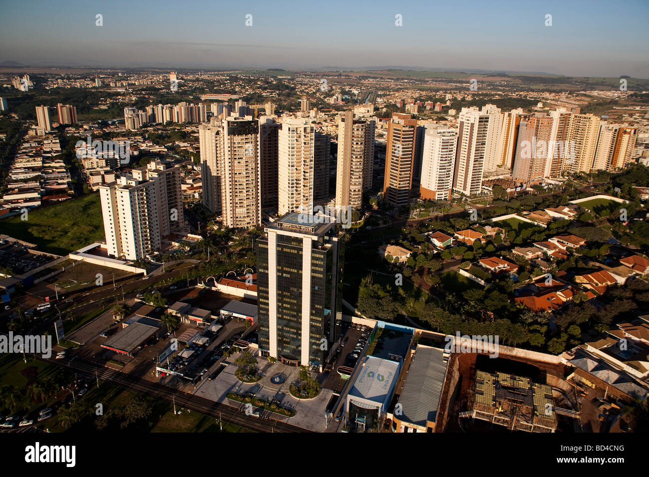 Ribeirao Preto city Sao Paulo State Brazil High class neighborhood Stock Photo