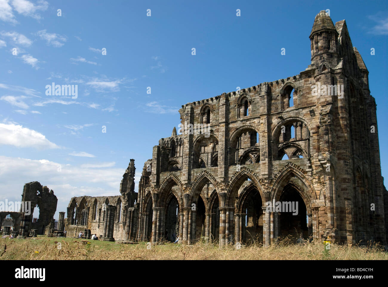 Whitby Abbey, North Yorkshire, England, the setting for Bram Stoker's
