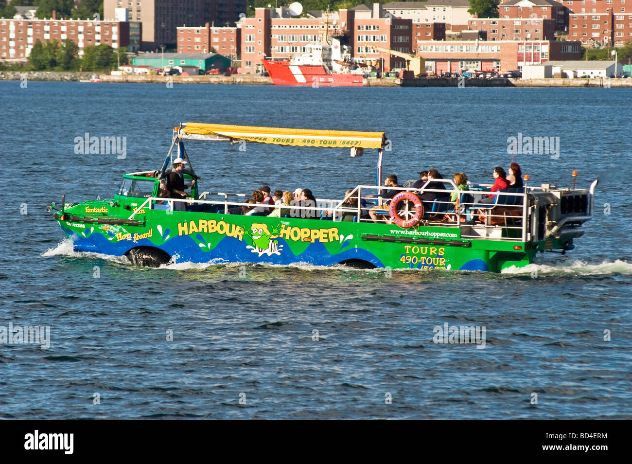 Harbour Hopper tourist sightseeing boat in Halifax, Nova Scotia, Canada