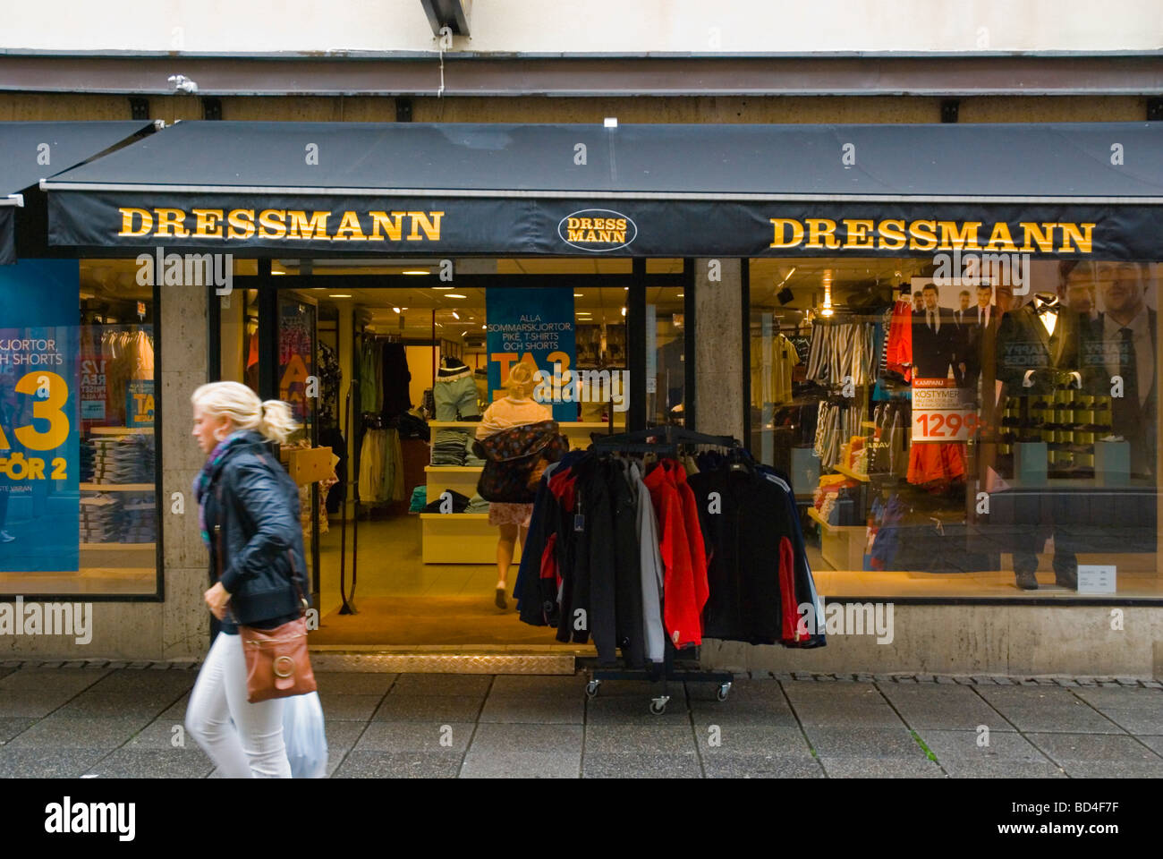 Dressman Scandinavian chain specialising in clothes for men in Gothenburg  Sweden Europe Stock Photo - Alamy
