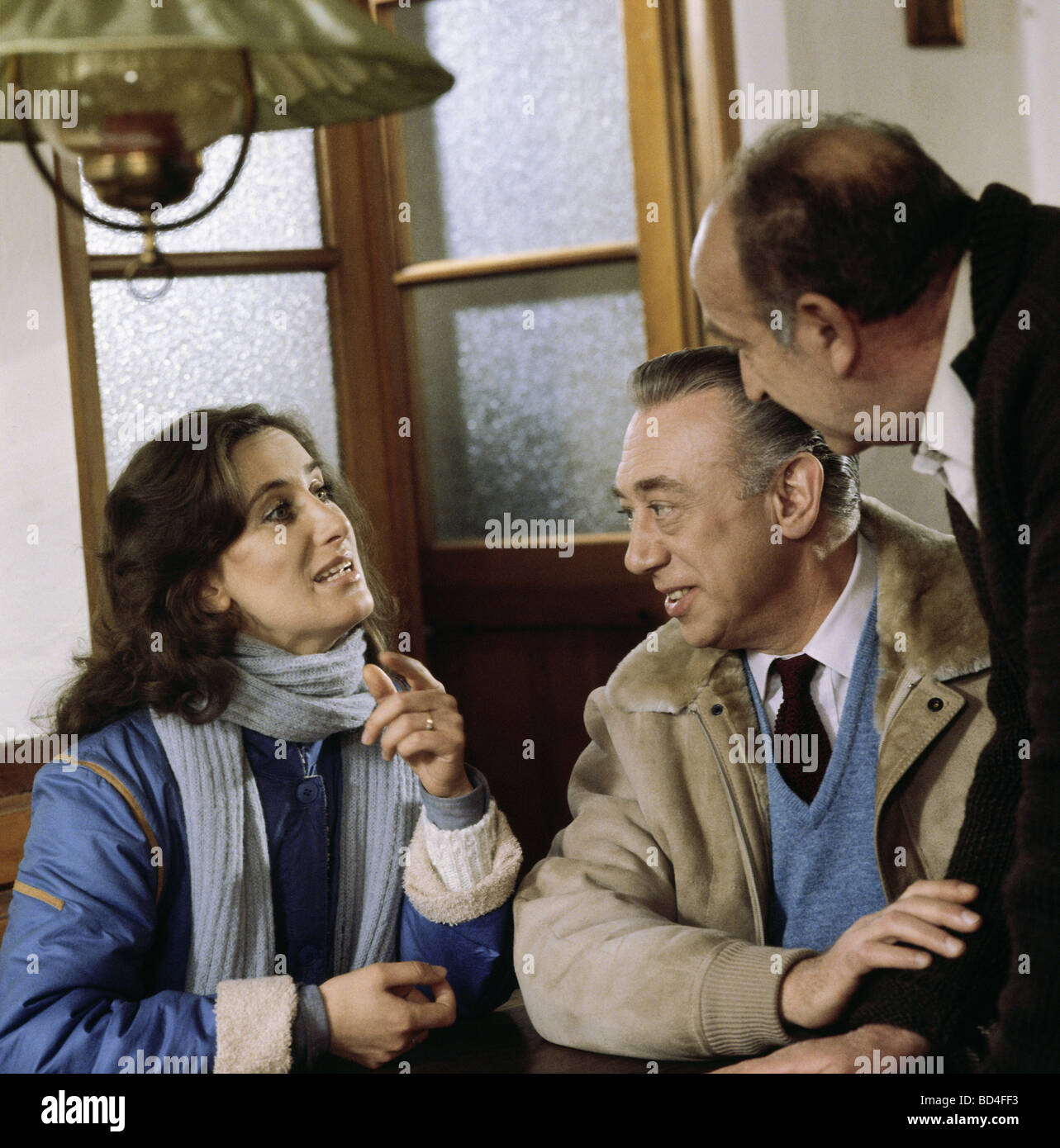 TV series, 'Derrick', DEU 1974 - 1998, episode: 90, 'Eine Rose im Müll', 22.01.1977, director: Günter Gräwert, scene with: Stock Photo