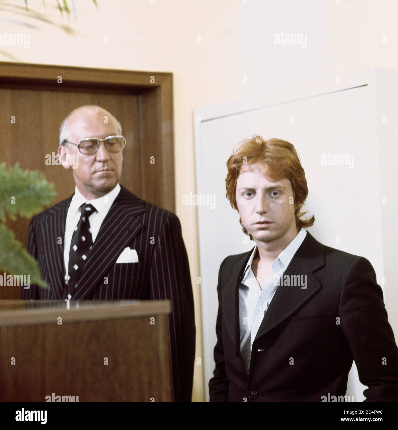 TV series, 'Derrick', DEU 1974 - 1998, episode: 30 'Yellow he', 23.1.1977, director: Zbynek Brynych, scene with: Karl Lieff Stock Photo