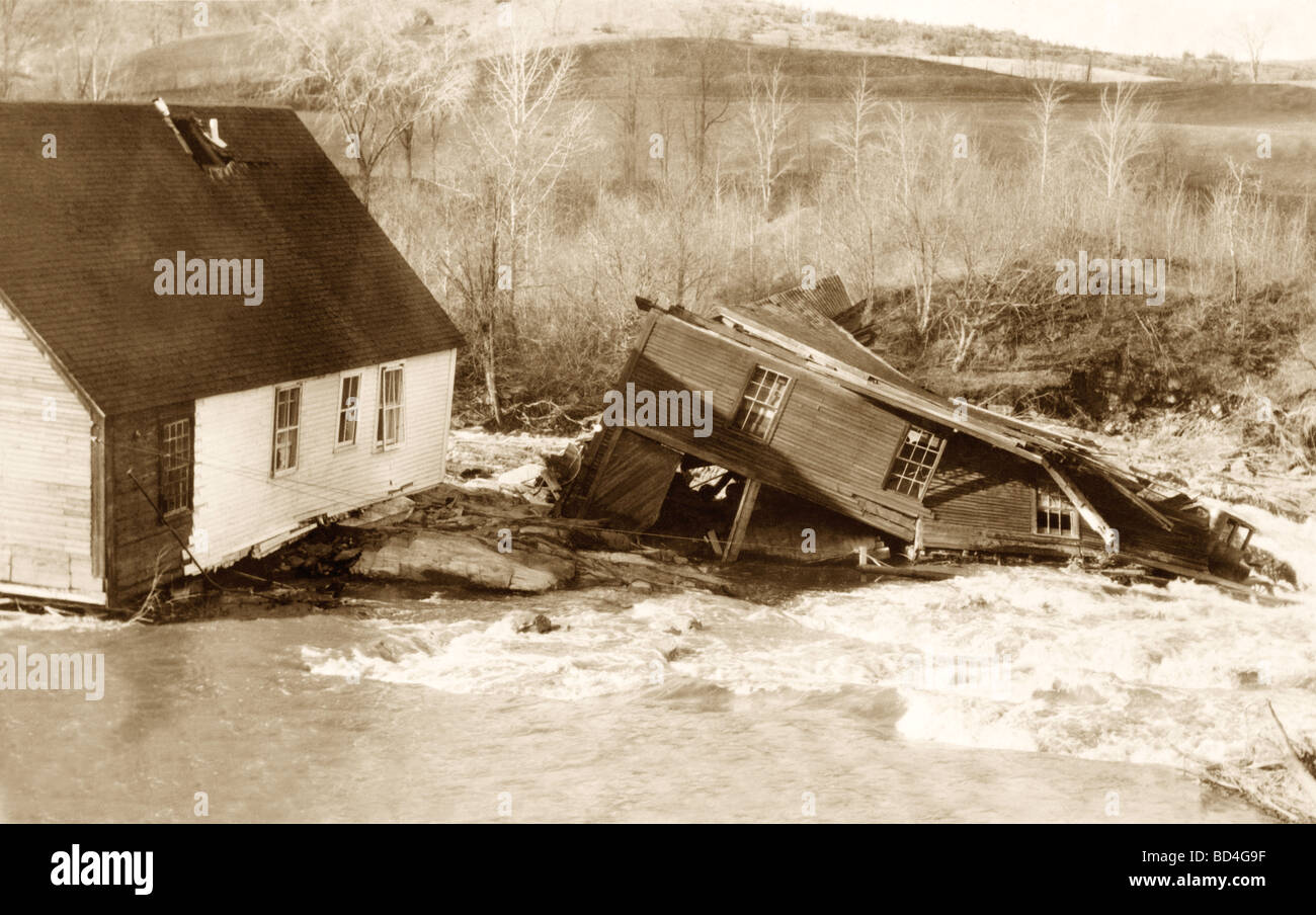 House Destroyed by Flood Stock Photo Alamy