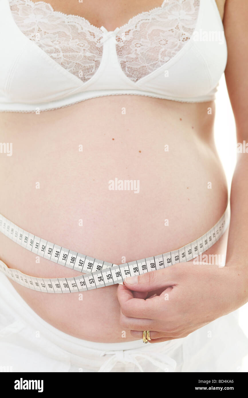 Young Girl Bras Measures Belly Tape Stock Photo by ©sasun.buxdaryan@mail.ru  503074408