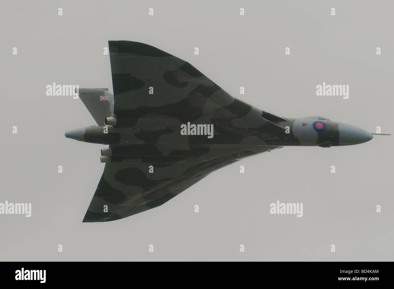 vulcan bomber raf kemble airshow xh558 Stock Photo