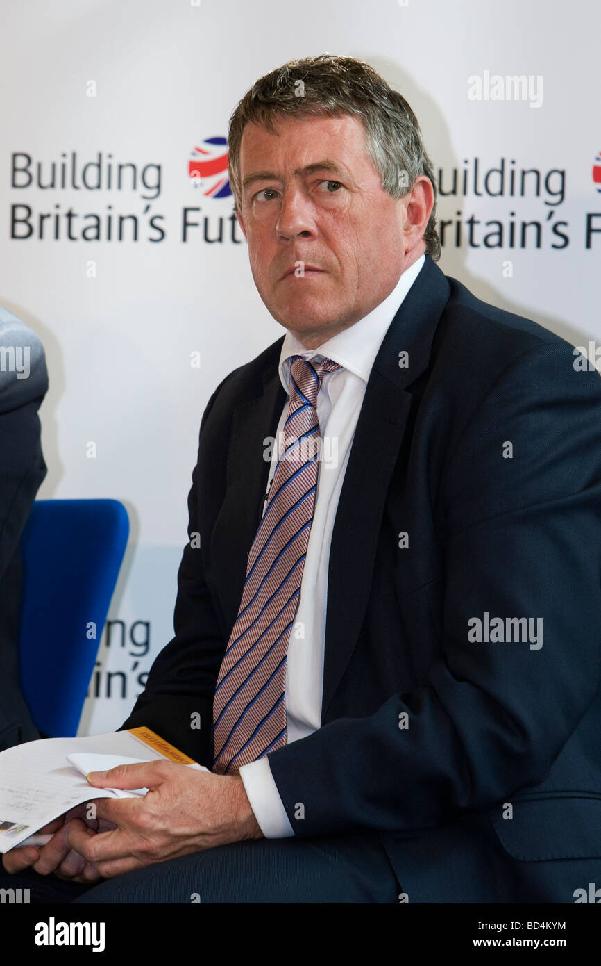 John Denham Labour MP and Secretary of State for Communities and Local Government Stock Photo