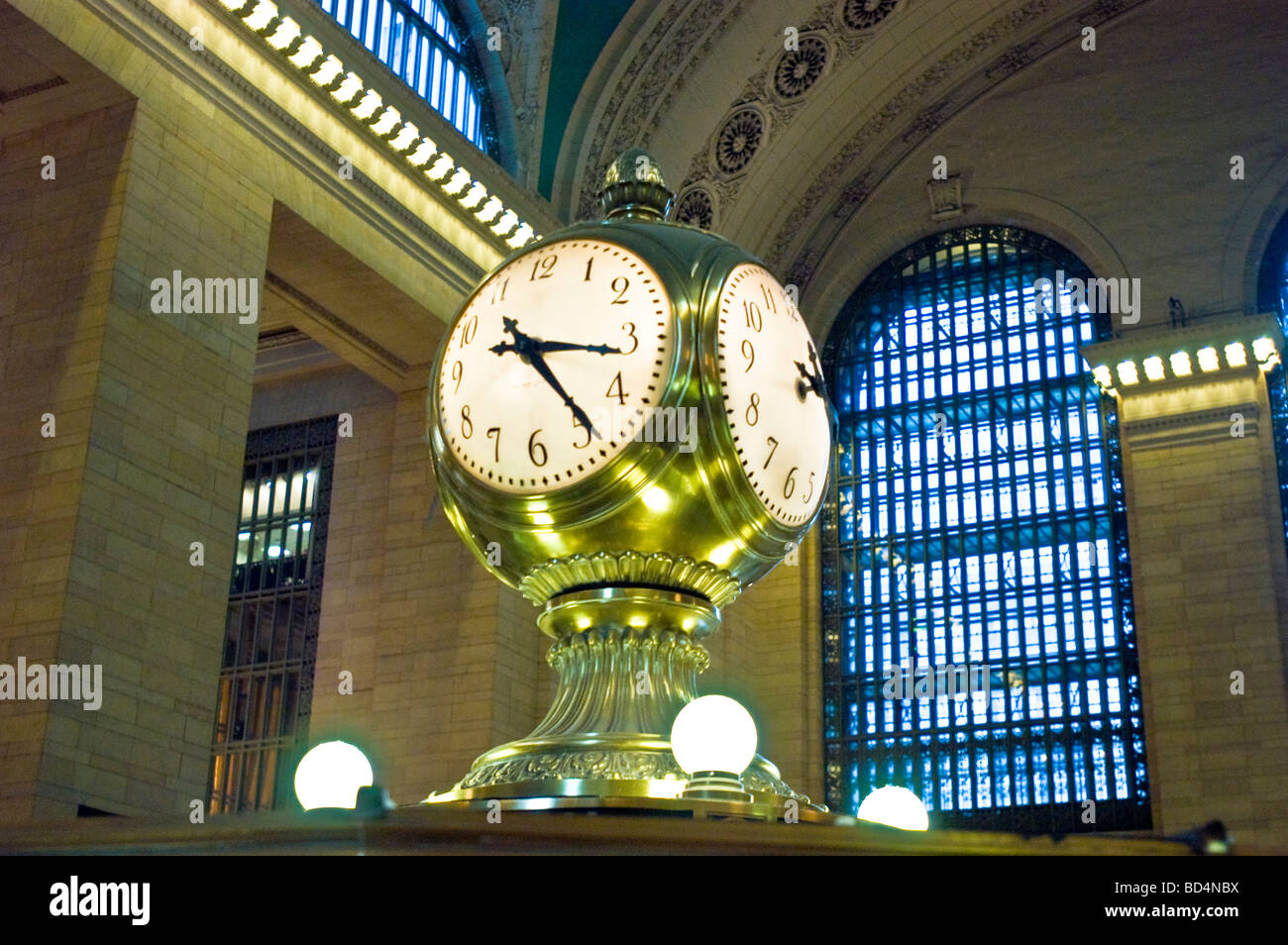 Clock Grand Central Station main hall, New York, City, US, America Stock Photo