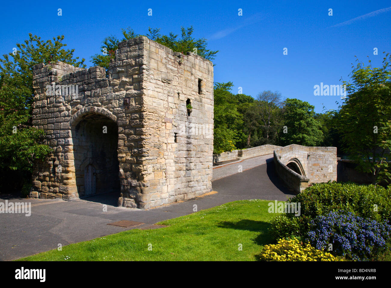 Warkworth old bridge hires stock photography and images Alamy