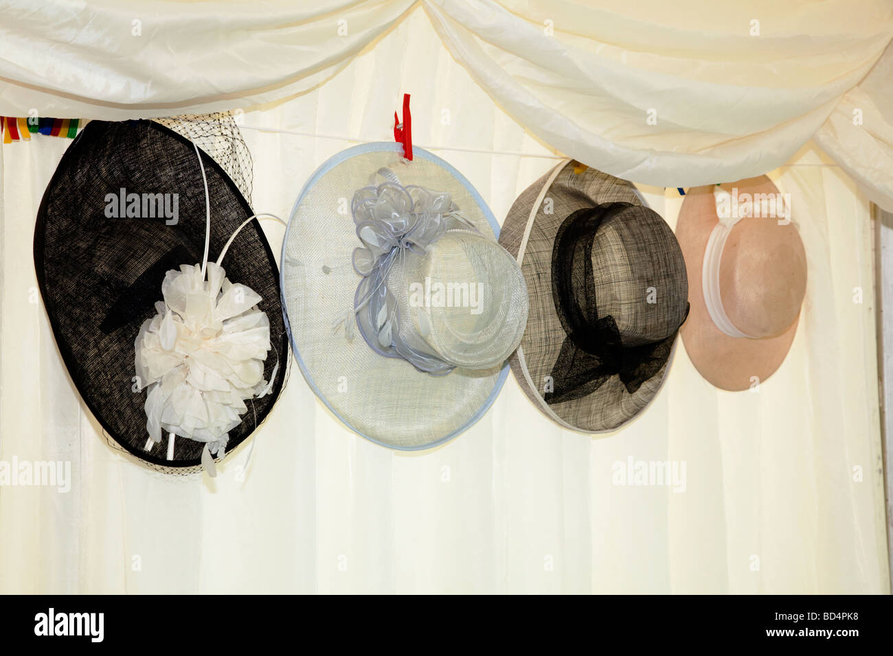 wedding hats pegged peg hang up ceremony reception marquee special