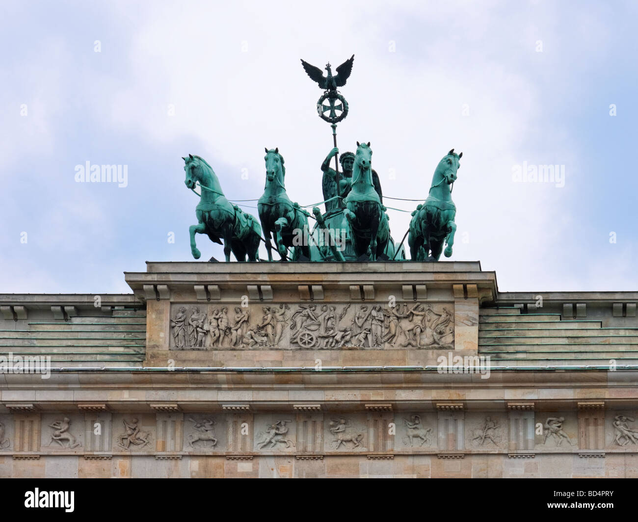 The Statues On Top Of The Brandenburg Gate Brandenburg Tor Berlin Stock Photo Alamy The Statues On Top Of The Brandenburg Gate Brandenburg Tor Berlin Stock Photo Alamy