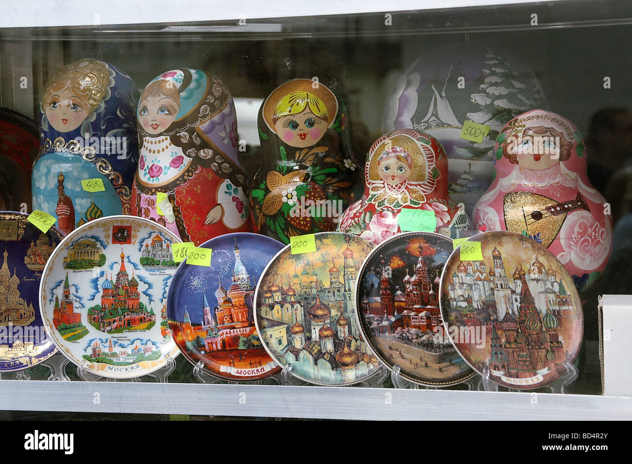 Russia, Moscow, souvenir shop Stock Photo - Alamy