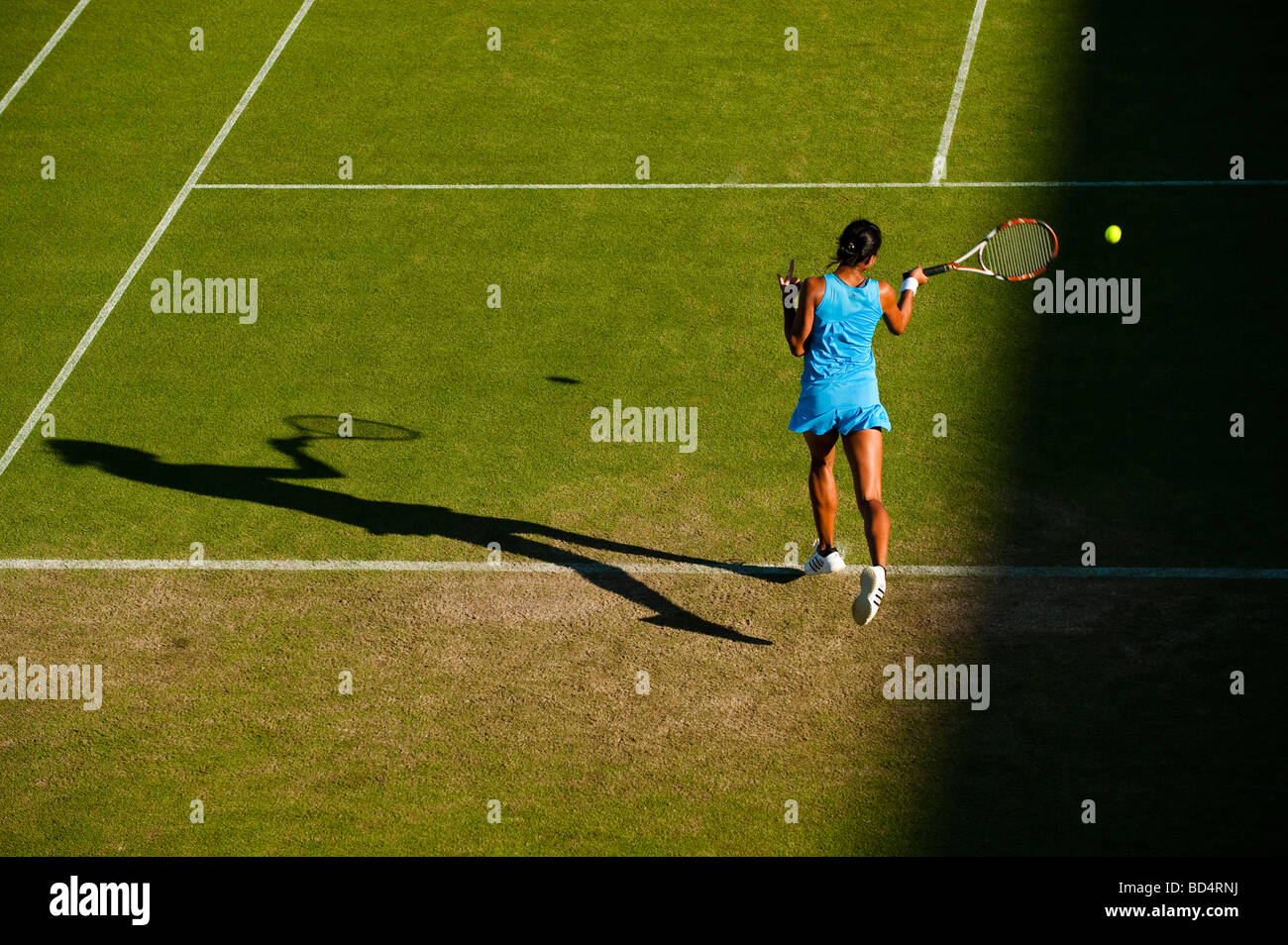 Anne Keothavong in action Stock Photo