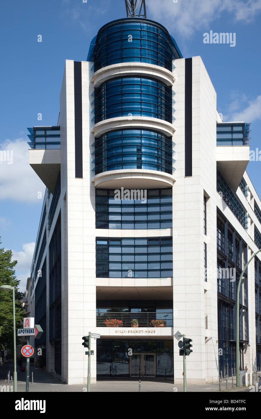 Willy Brandt Haus Berlin Germany Stock Photo 25307952 Alamy