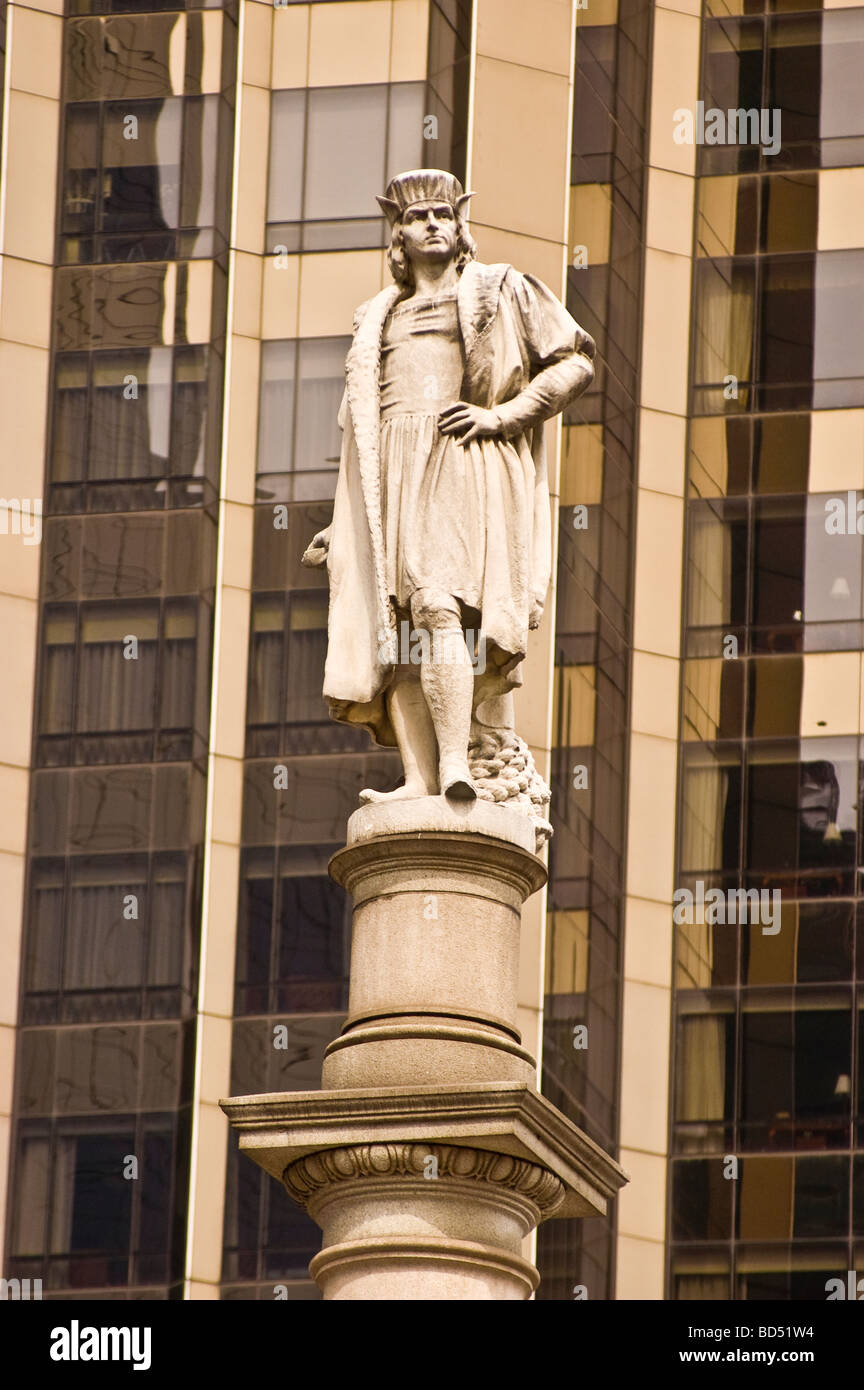 Christopher Columbus statue, Columbus Circle, Manhattan New York City